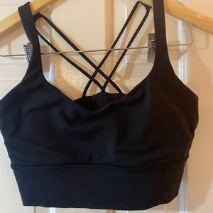 Free to be longline bra - black